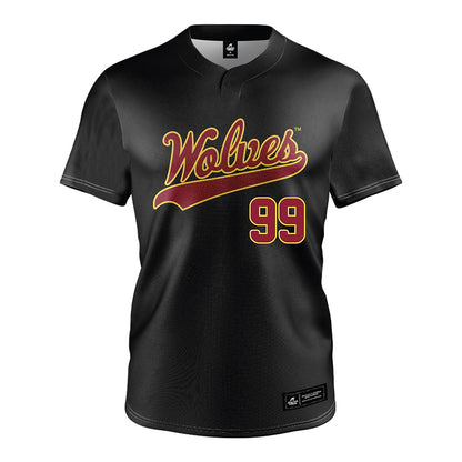 NSU - NCAA Softball : Emily Braaten - Black Jersey-0