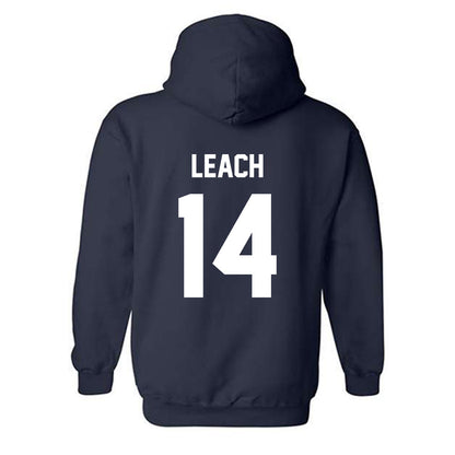 AU - NCAA Women's Volleyball : Karalynn Leach - Classic Fashion Shersey Hooded Sweatshirt-1