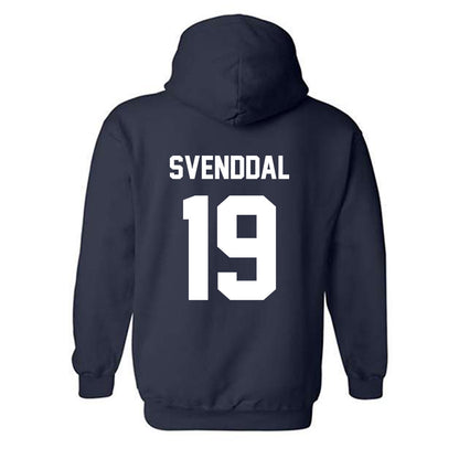 AU - NCAA Men's Ice Hockey : Will Svenddal - Classic Fashion Shersey Hooded Sweatshirt-1