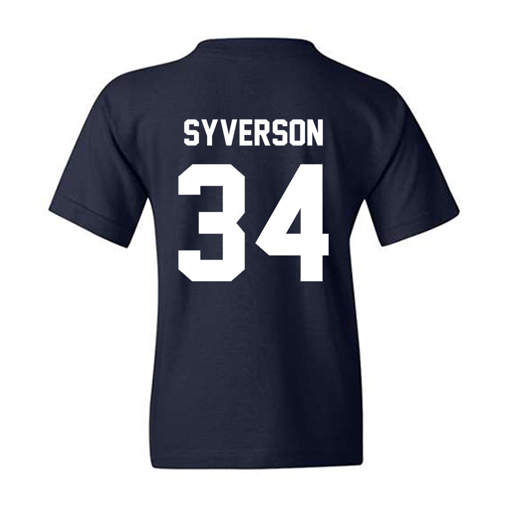 AU - NCAA Baseball : Kason Syverson - Classic Fashion Shersey Youth T-Shirt-1