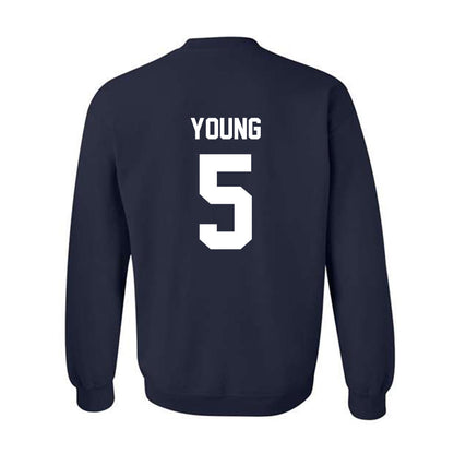 AU - NCAA Men's Ice Hockey : Easton Young - Classic Fashion Shersey Crewneck Sweatshirt-1