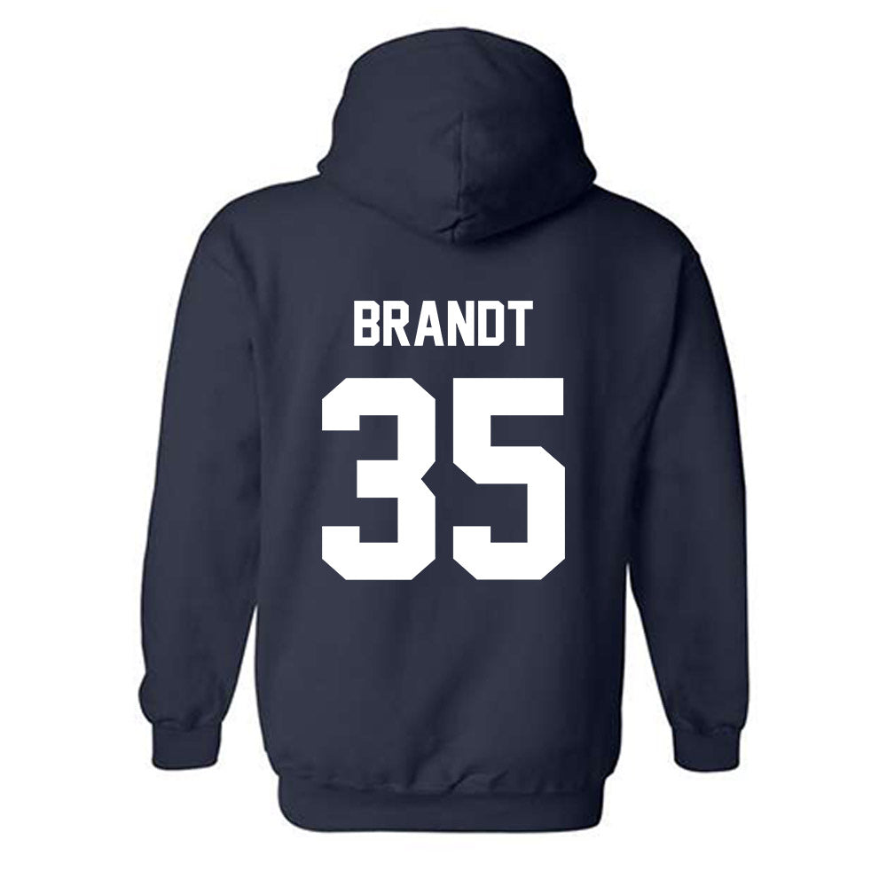 AU - NCAA Men's Basketball : Jacob Brandt - Classic Fashion Shersey Hooded Sweatshirt