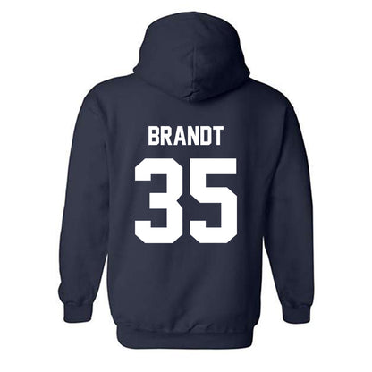 AU - NCAA Men's Basketball : Jacob Brandt - Classic Fashion Shersey Hooded Sweatshirt