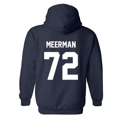 AU - NCAA Men's Ice Hockey : Brett Meerman - Classic Fashion Shersey Hooded Sweatshirt-1