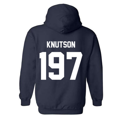 AU - NCAA Wrestling : Lane Knutson - Classic Fashion Shersey Hooded Sweatshirt-1