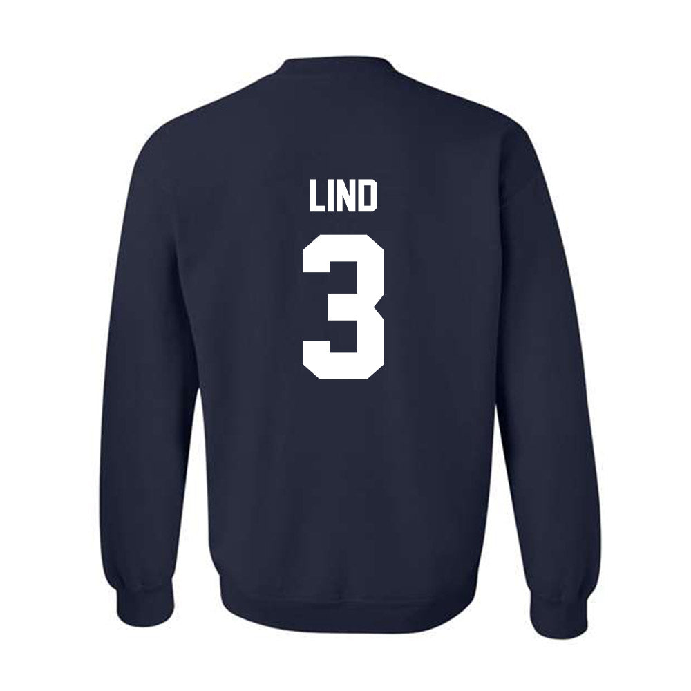 AU - NCAA Baseball : Bjorn Lind - Classic Fashion Shersey Crewneck Sweatshirt-1