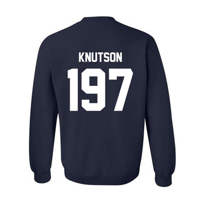 AU - NCAA Wrestling : Lane Knutson - Classic Fashion Shersey Crewneck Sweatshirt-1