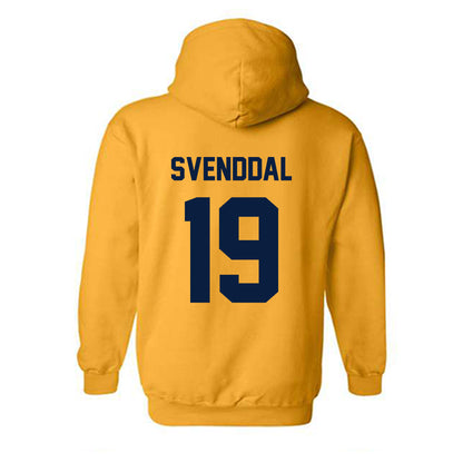 AU - NCAA Men's Ice Hockey : Will Svenddal - Classic Fashion Shersey Hooded Sweatshirt-1