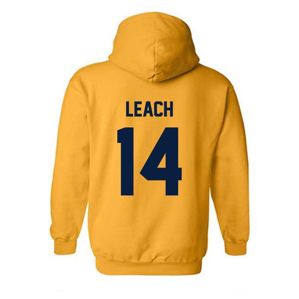 AU - NCAA Women's Volleyball : Karalynn Leach - Classic Fashion Shersey Hooded Sweatshirt-1