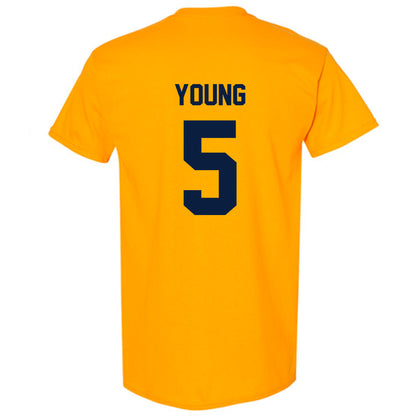AU - NCAA Men's Ice Hockey : Easton Young - Classic Fashion Shersey T-Shirt-1