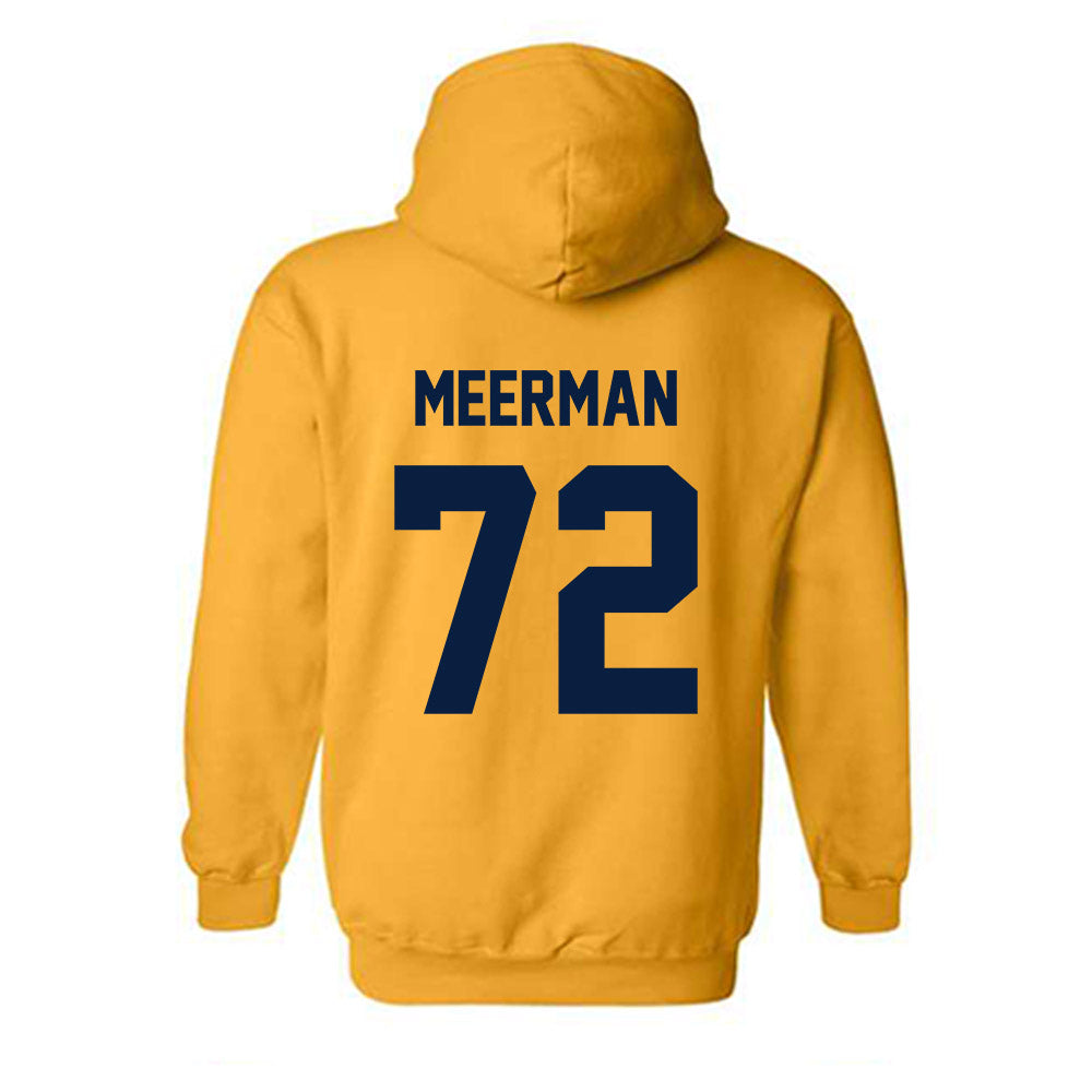 AU - NCAA Men's Ice Hockey : Brett Meerman - Classic Fashion Shersey Hooded Sweatshirt-1