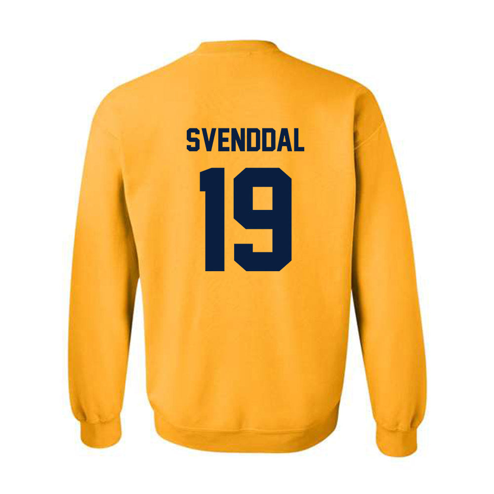 AU - NCAA Men's Ice Hockey : Will Svenddal - Classic Fashion Shersey Crewneck Sweatshirt-1