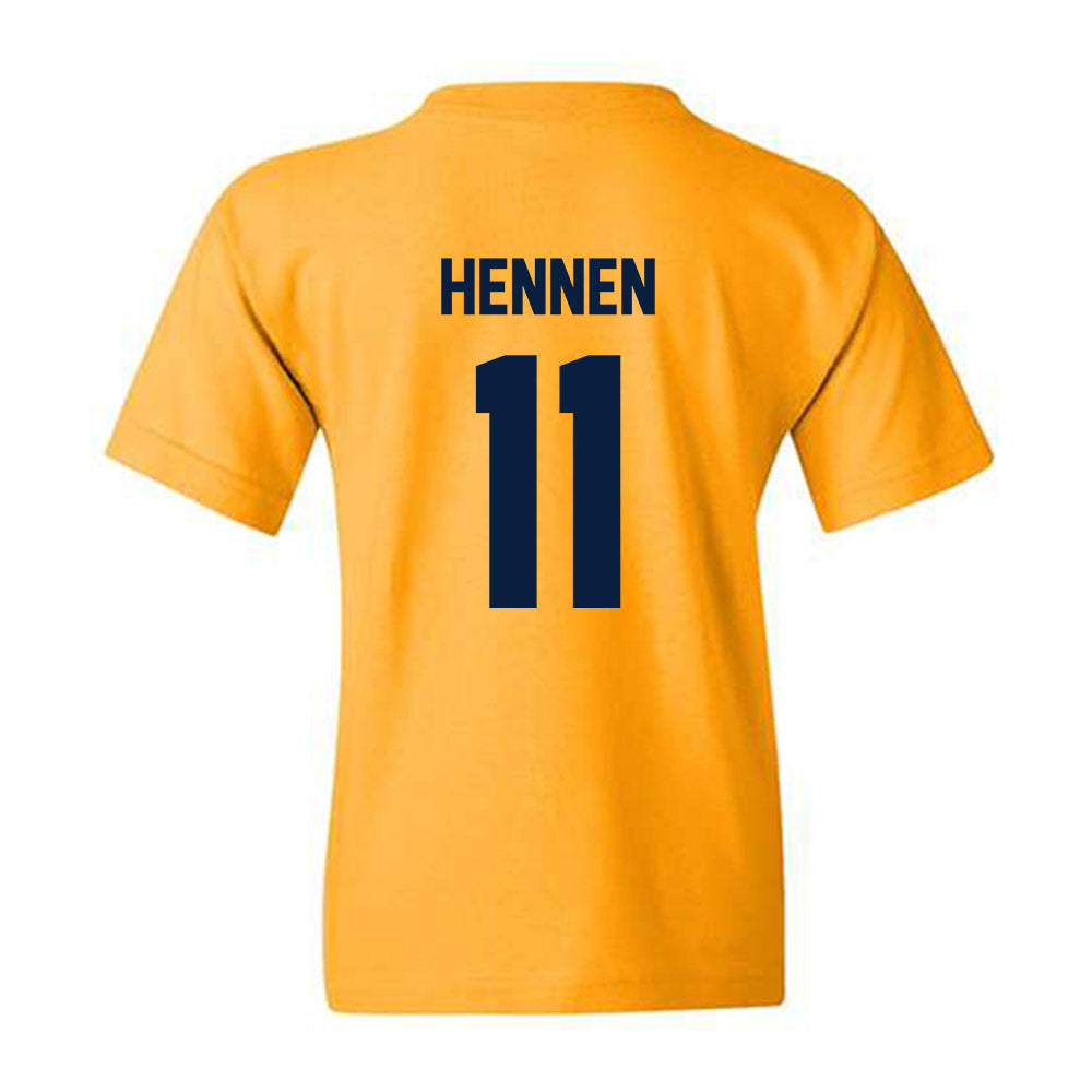  - NCAA Men's Ice Hockey : Tyler Hennen - Classic Fashion Shersey Youth T-Shirt-1