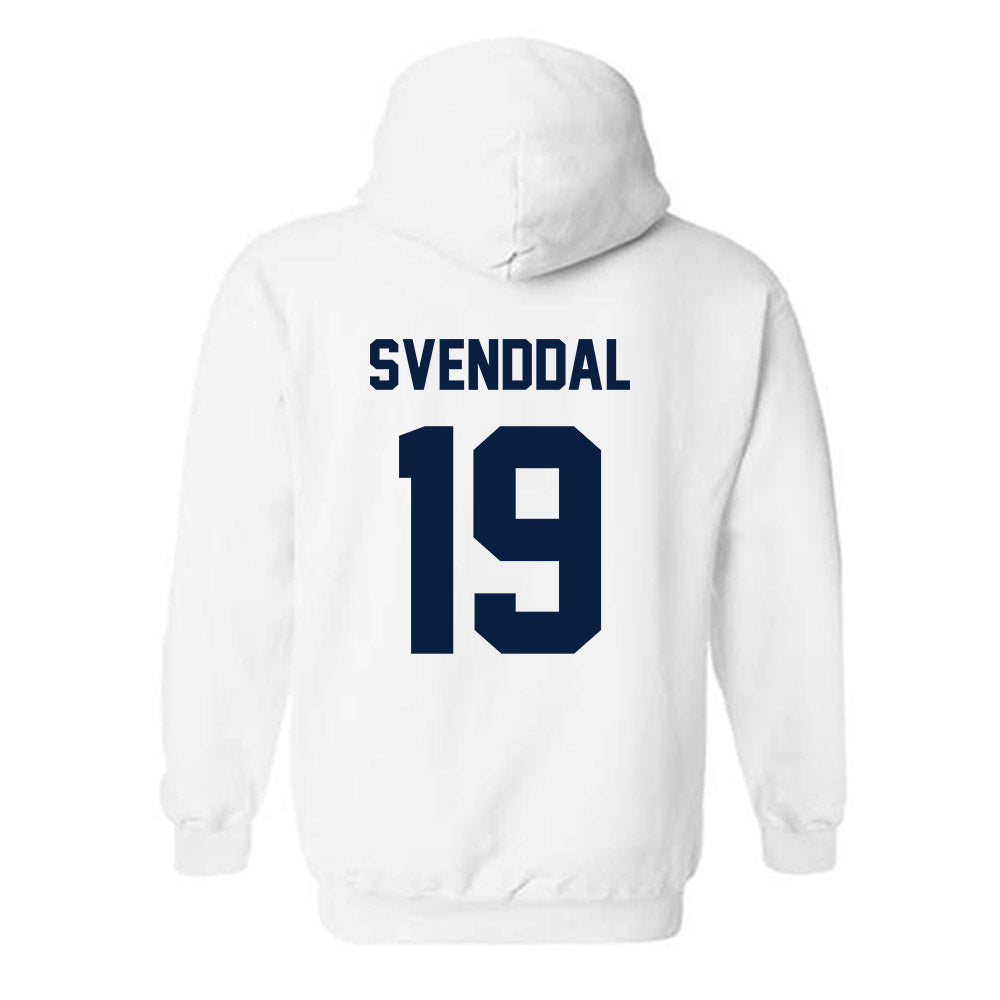 AU - NCAA Men's Ice Hockey : Will Svenddal - Classic Shersey Hooded Sweatshirt-1