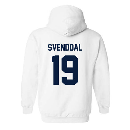 AU - NCAA Men's Ice Hockey : Will Svenddal - Classic Shersey Hooded Sweatshirt-1