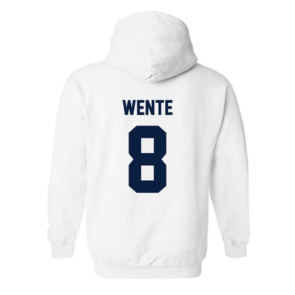 AU - NCAA Women's Volleyball : Maya Wente - Classic Shersey Hooded Sweatshirt-1