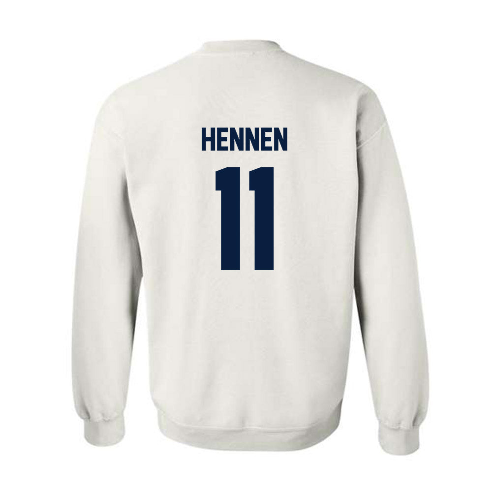 - NCAA Men's Ice Hockey : Tyler Hennen - Classic Shersey Crewneck Sweatshirt-1