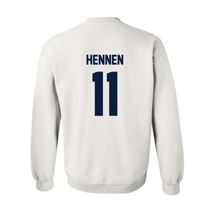  - NCAA Men's Ice Hockey : Tyler Hennen - Classic Shersey Crewneck Sweatshirt-1