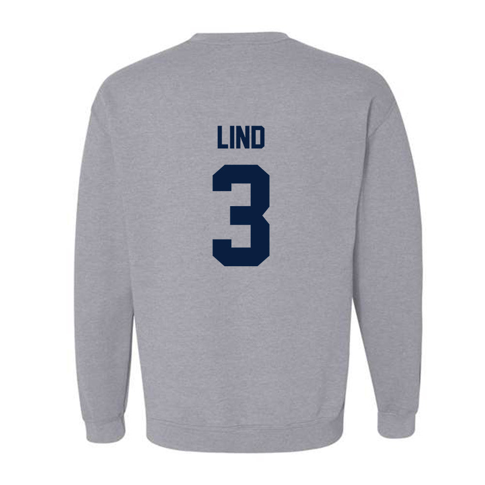 AU - NCAA Baseball : Bjorn Lind - Classic Fashion Shersey Crewneck Sweatshirt-1