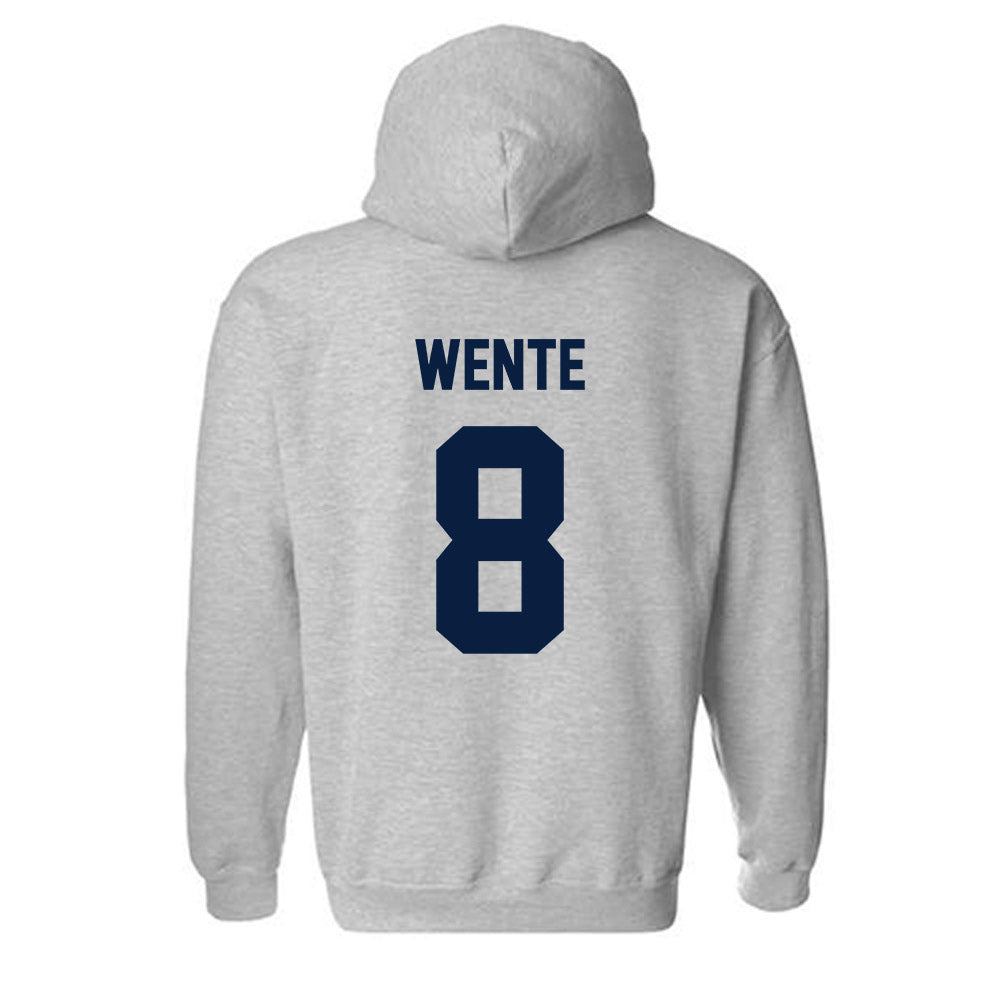 AU - NCAA Women's Volleyball : Maya Wente - Classic Fashion Shersey Hooded Sweatshirt-1