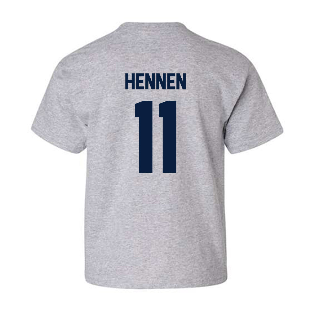  - NCAA Men's Ice Hockey : Tyler Hennen - Classic Fashion Shersey Youth T-Shirt-1