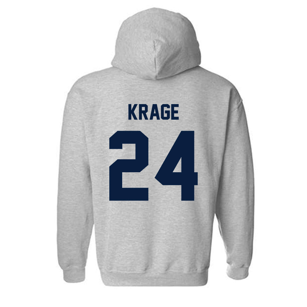 AU - NCAA Softball : Helene Krage - Classic Fashion Shersey Hooded Sweatshirt-1