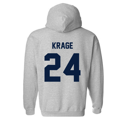 AU - NCAA Softball : Helene Krage - Classic Fashion Shersey Hooded Sweatshirt-1