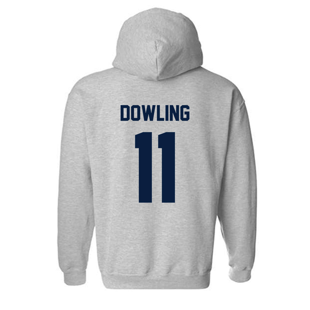 AU - NCAA Women's Soccer : Aubree Dowling - Classic Fashion Shersey Hooded Sweatshirt-1