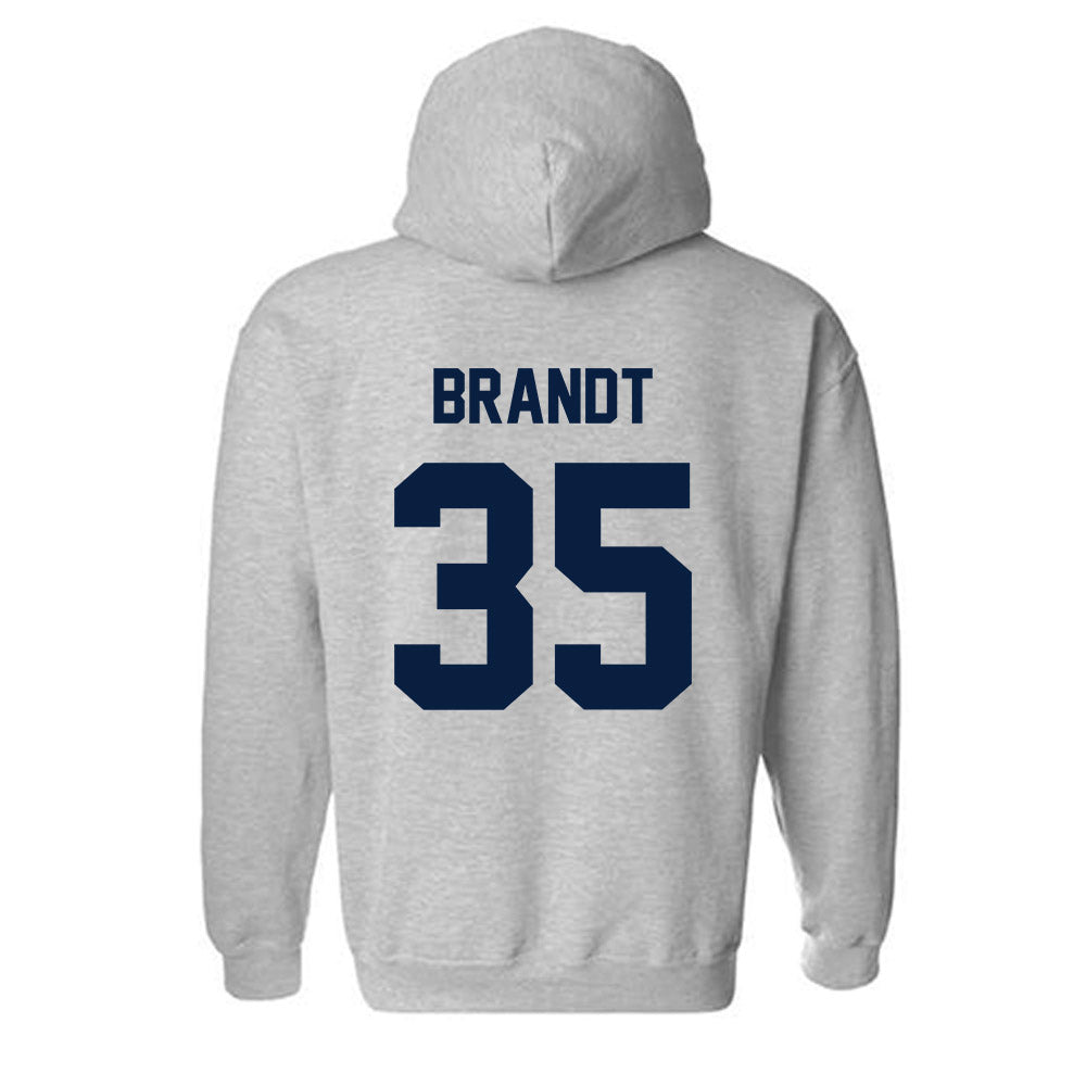 AU - NCAA Men's Basketball : Jacob Brandt - Classic Fashion Shersey Hooded Sweatshirt