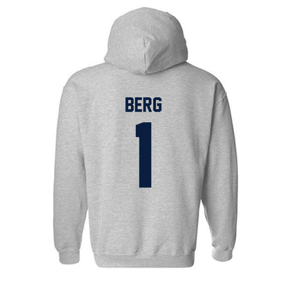 AU - NCAA Baseball : Troy Berg - Classic Fashion Shersey Hooded Sweatshirt-1