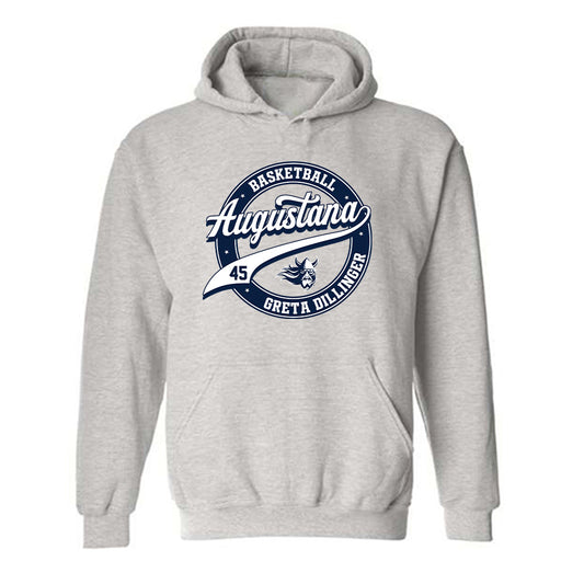 AU - NCAA Women's Basketball : Greta Dillinger - Classic Fashion Shersey Hooded Sweatshirt-0