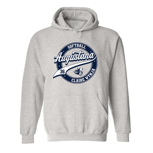 AU - NCAA Softball : Claire Wynja - Classic Fashion Shersey Hooded Sweatshirt-0