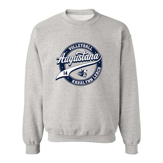 AU - NCAA Women's Volleyball : Karalynn Leach - Classic Fashion Shersey Crewneck Sweatshirt-0