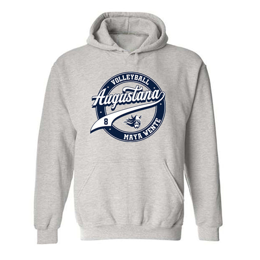 AU - NCAA Women's Volleyball : Maya Wente - Classic Fashion Shersey Hooded Sweatshirt-0