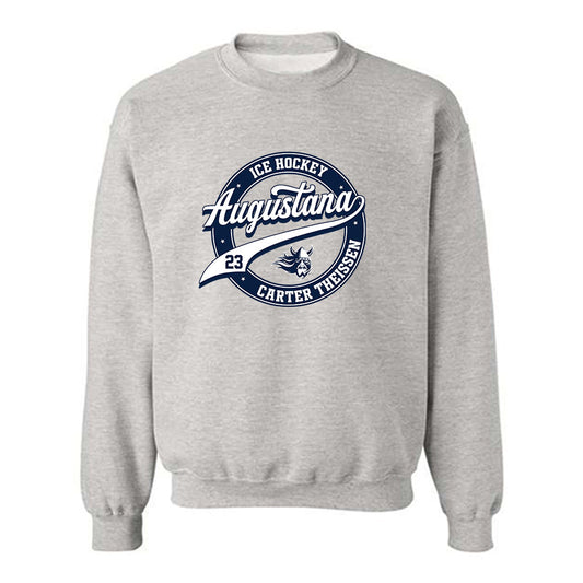 AU - NCAA Men's Ice Hockey : Carter Theissen - Classic Fashion Shersey Crewneck Sweatshirt-0