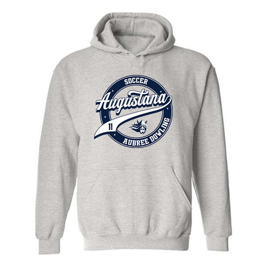 AU - NCAA Women's Soccer : Aubree Dowling - Classic Fashion Shersey Hooded Sweatshirt-0