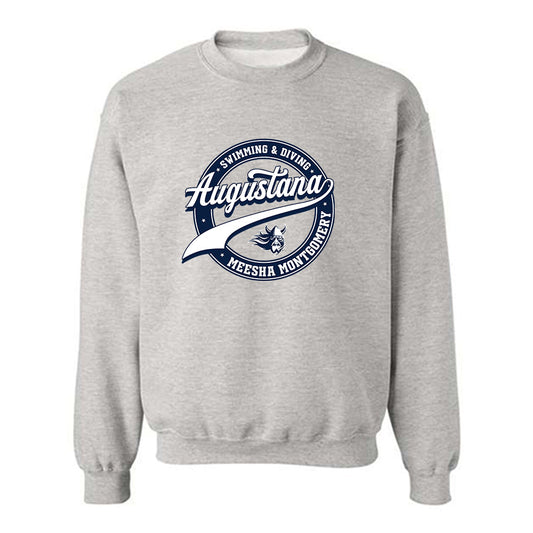 AU - NCAA Women's Swimming & Diving : Meesha Montgomery - Classic Fashion Shersey Crewneck Sweatshirt-0