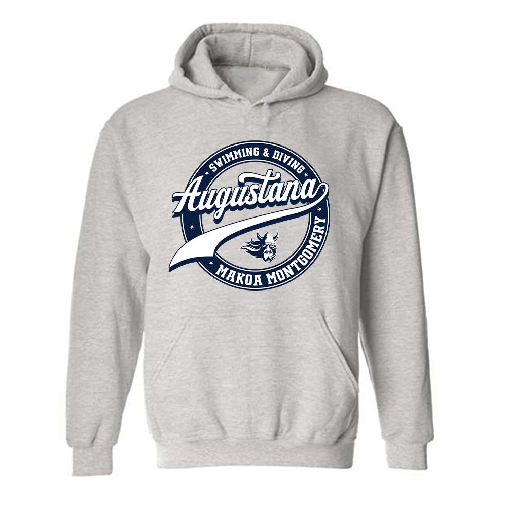 AU - NCAA Women's Swimming & Diving : Makoa Montgomery - Classic Fashion Shersey Hooded Sweatshirt-0