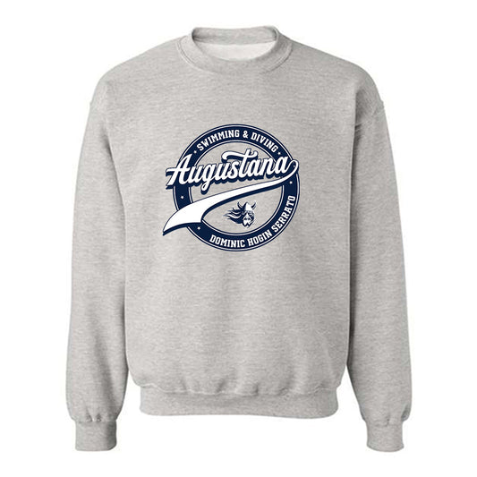 AU - NCAA Men's Swimming & Diving : Dominic Hogin Serrato - Classic Fashion Shersey Crewneck Sweatshirt-0