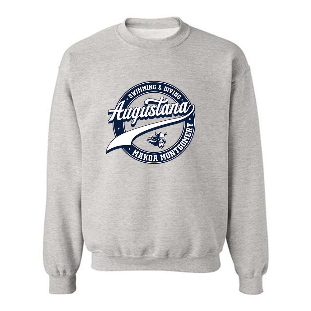 AU - NCAA Women's Swimming & Diving : Makoa Montgomery - Classic Fashion Shersey Crewneck Sweatshirt-0
