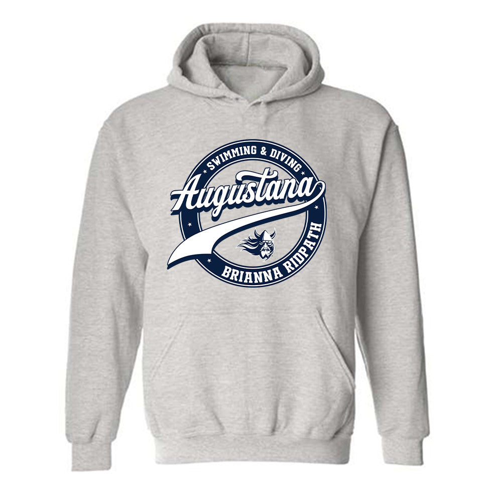 AU - NCAA Women's Swimming & Diving : Brianna Ridpath - Classic Fashion Shersey Hooded Sweatshirt-0