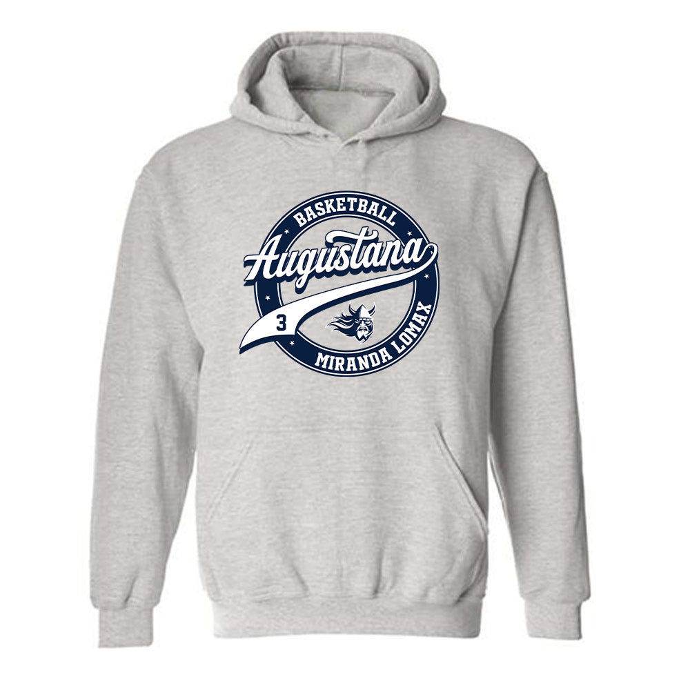 AU - NCAA Women's Basketball : Miranda Lomax - Classic Fashion Shersey Hooded Sweatshirt-0