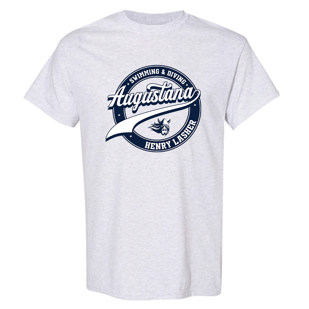 AU - NCAA Men's Swimming & Diving : Henry Lasher - Classic Fashion Shersey T-Shirt-0