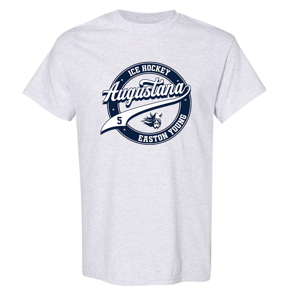 AU - NCAA Men's Ice Hockey : Easton Young - Classic Fashion Shersey T-Shirt-0