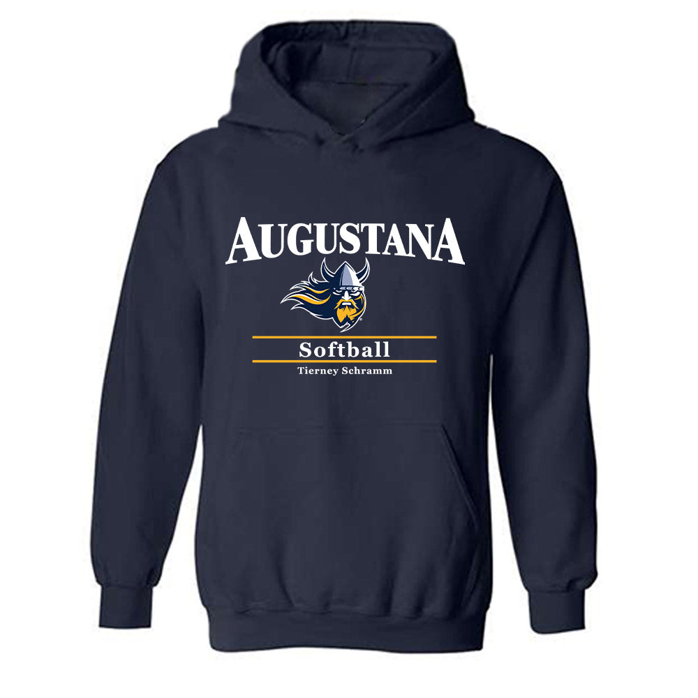 AU - NCAA Softball : Tierney Schramm - Classic Fashion Shersey Hooded Sweatshirt-0