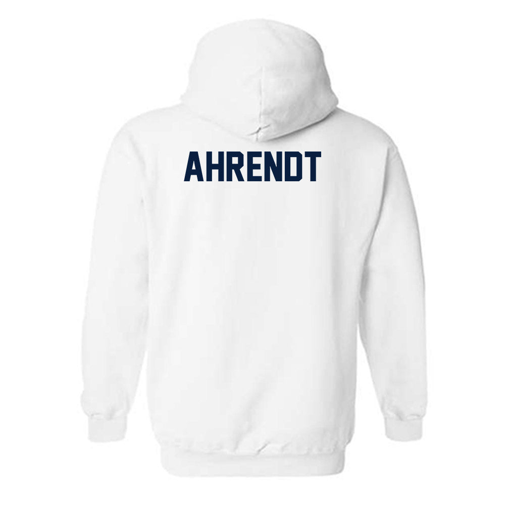 AU - NCAA Men's Swimming & Diving : Lincoln Ahrendt - Classic Fashion Shersey Hooded Sweatshirt-1