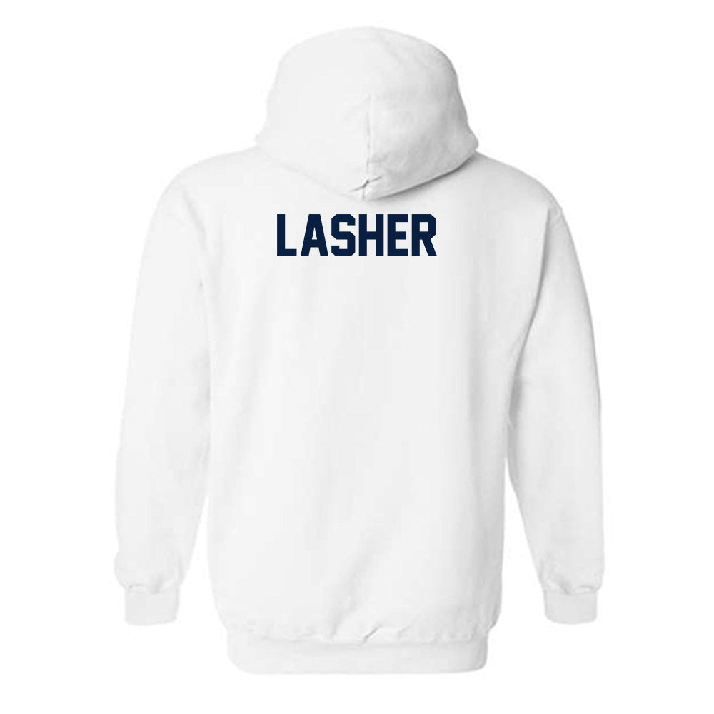 AU - NCAA Men's Swimming & Diving : Henry Lasher - Classic Fashion Shersey Hooded Sweatshirt-1