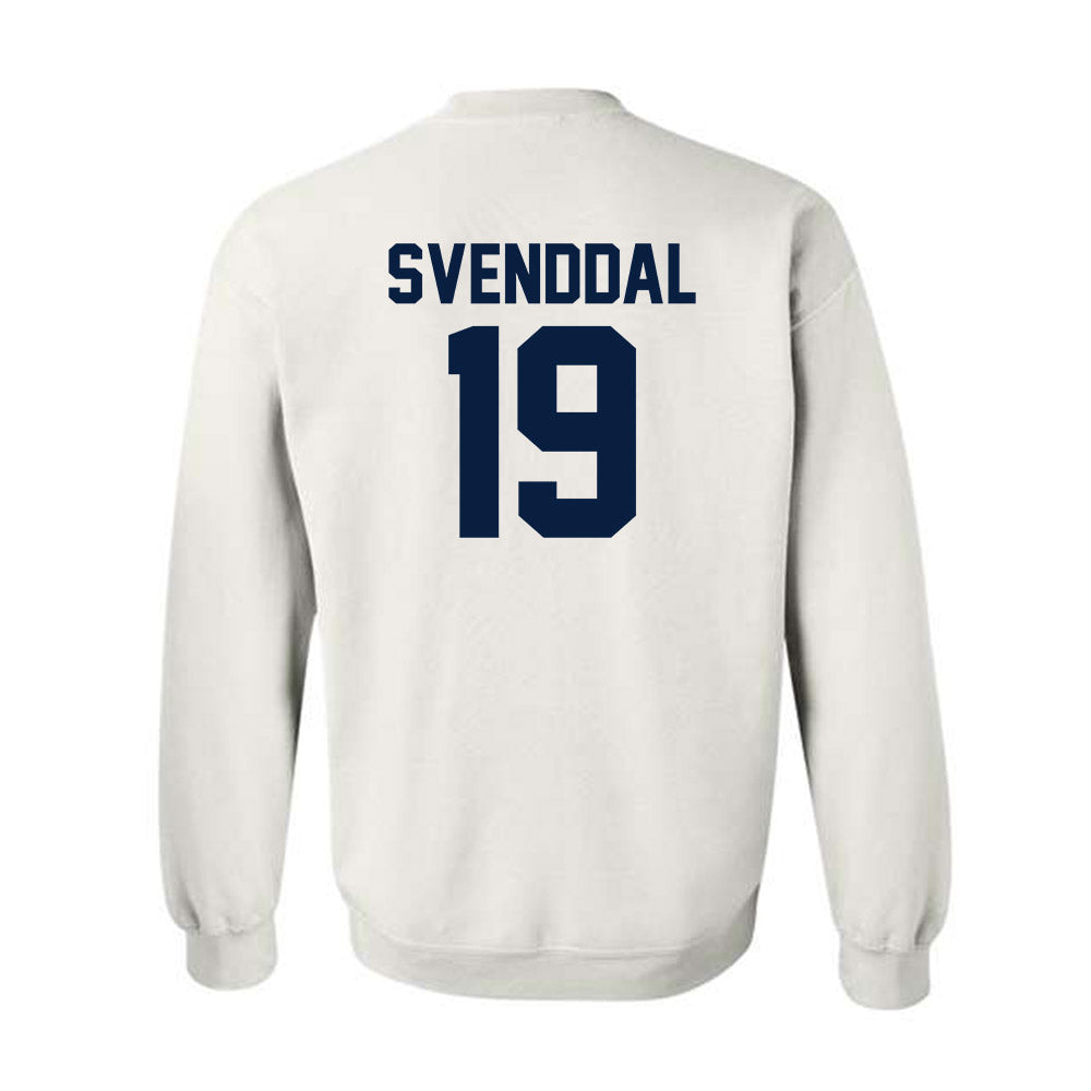 AU - NCAA Men's Ice Hockey : Will Svenddal - Classic Fashion Shersey Crewneck Sweatshirt-1