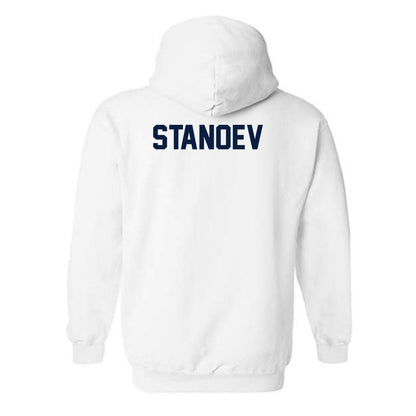 AU - NCAA Men's Swimming & Diving : Simeon Stanoev - Classic Fashion Shersey Hooded Sweatshirt-1