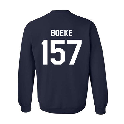 AU - NCAA Wrestling : Kyle Boeke - Classic Shersey Crewneck Sweatshirt-1